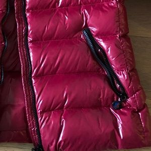 moncler wine red jacket